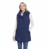 Women's Weathercast Quilted Hood Vest 1 Women's Weathercast Quilted Hood Vest -Tennessee Titans Gear shop 5764952 Navy
