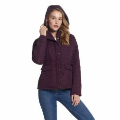 Women's Weathercast Faux-Suede Trim Quilted Jacket 19 Women's Weathercast Faux-Suede Trim Quilted Jacket -Tennessee Titans Gear shop 5764954 ALT3