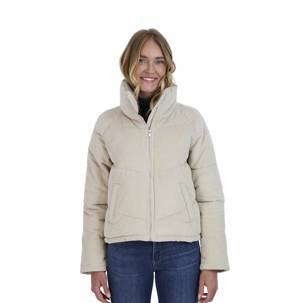 Juniors' Sebby Corduroy Puffer Coat 4 Juniors' Sebby Corduroy Puffer Coat - Image 2