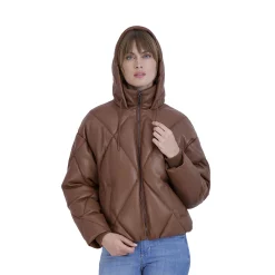 Women's Sebby Collection Faux-Leather Puffer Jacket 11 Women's Sebby Collection Faux-Leather Puffer Jacket -Tennessee Titans Gear shop 5773519 ALT2