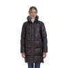 Women's Sebby Collection Faux-Leather 3/4 Puffer Coat -Tennessee Titans Gear shop 5773525 Brown