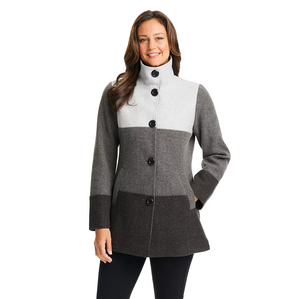 Women's d.e.t.a.i.l.s Melange High-Collar Jacket 6 Women's d.e.t.a.i.l.s Melange High-Collar Jacket - Image 4