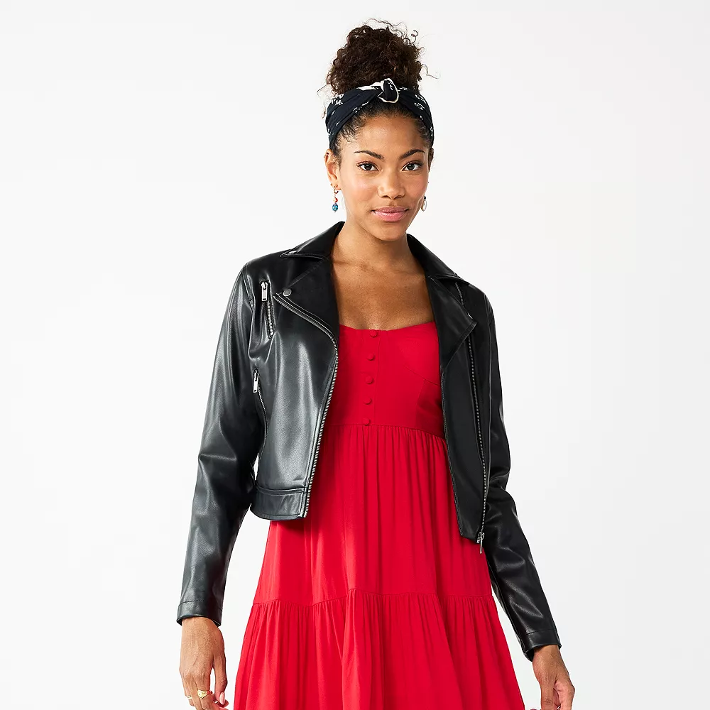 Juniors' SO® Faux-Leather Moto Jacket 3 Juniors' SO® Faux-Leather Moto Jacket