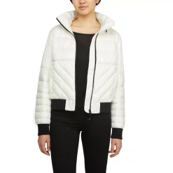 Women's Kendall & Kylie Down Bomber Jacket 12 Women's Kendall & Kylie Down Bomber Jacket -Tennessee Titans Gear shop 5890854 ALT3