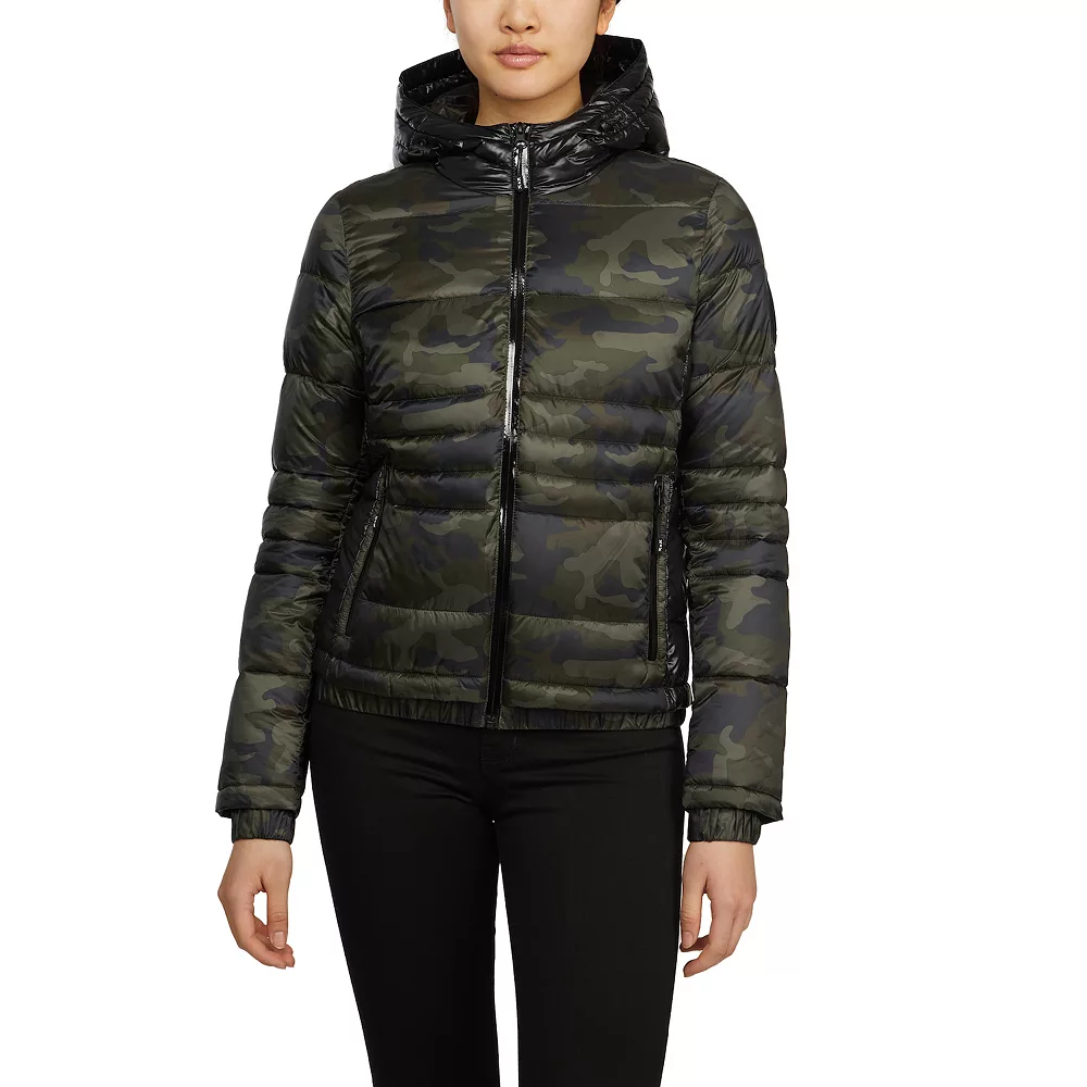 Women's Kendall & Kylie Hood Packable Down Puffer Jacket 4 Women's Kendall & Kylie Hood Packable Down Puffer Jacket - Image 2