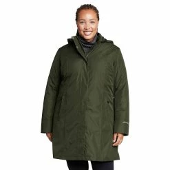 Alternative view of Plus Size Eddie Bauer Girl on the Go Insulated Trench Coat