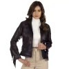 Women's Wrangler Fringed Faux-Leather Jacket 1 Women's Wrangler Fringed Faux-Leather Jacket -Tennessee Titans Gear shop 5919264 Brown
