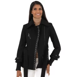 Women's Fleet Street Asymmetrical Belted Wool-Blend Coat 11 Women's Fleet Street Asymmetrical Belted Wool-Blend Coat -Tennessee Titans Gear shop 5923711 ALT3