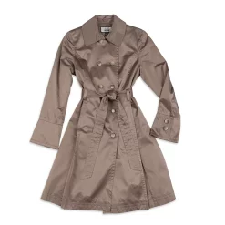 Women's Fleet Street Sateen Trench Coat 11 Women's Fleet Street Sateen Trench Coat -Tennessee Titans Gear shop 5923732 ALT4