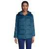 Women's Lands' End Hooded Channel Down Jacket