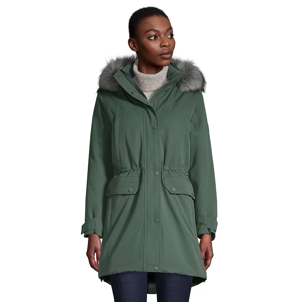 Women's Lands' End Expedition Down Waterproof Winter Parka 3 Women's Lands' End Expedition Down Waterproof Winter Parka