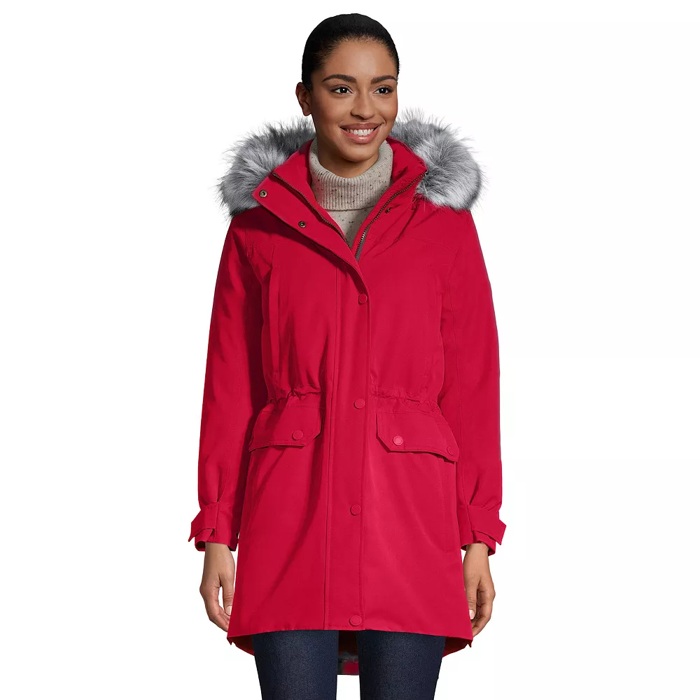 Women's Tall Lands' End Expedition Down Waterproof Winter Parka 4 Women's Tall Lands' End Expedition Down Waterproof Winter Parka - Image 2