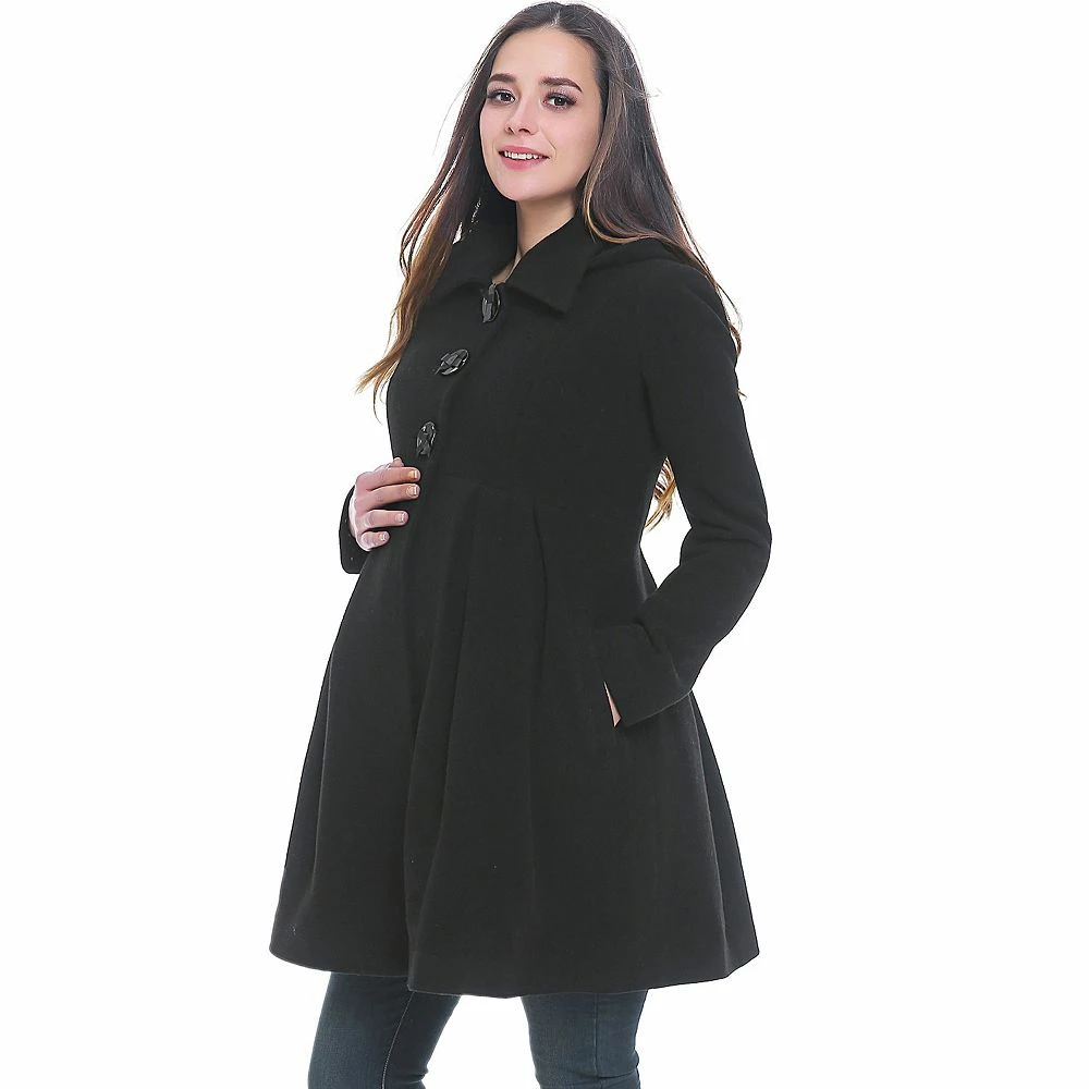 Maternity Pokkori Wool-Blend Coat 3 Maternity Pokkori Wool-Blend Coat