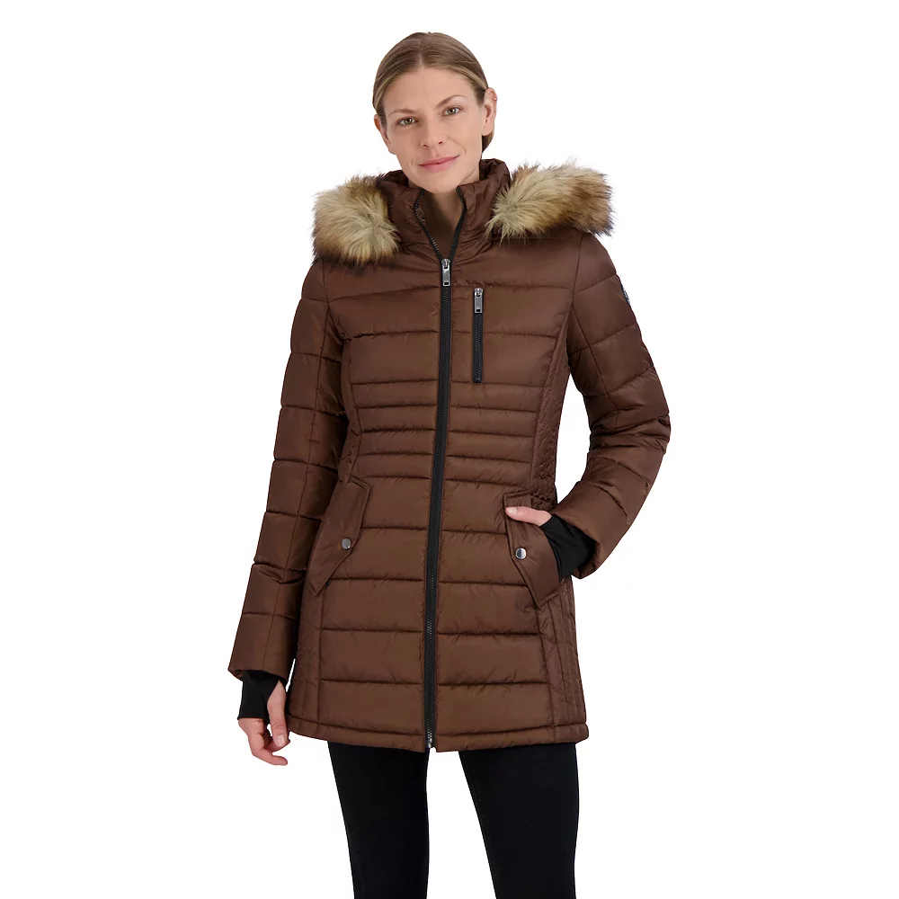 Women's Halitech Faux-Fur Hood Puffer Coat 3 Women's Halitech Faux-Fur Hood Puffer Coat