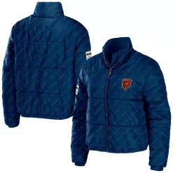 Women's WEAR by Erin Andrews Navy Chicago Bears Puffer Full-Zip Jacket 6 Women's WEAR by Erin Andrews Navy Chicago Bears Puffer Full-Zip Jacket -Tennessee Titans Gear shop 5994062 ALT