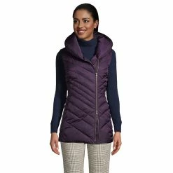 Alternative view of Petite Lands' End Insulated Cozy Fleece-Lined Primaloft Vest