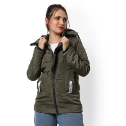 Campus Sutra Women Regular Fit Zipper Jacket