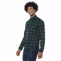 Alternative view of Campus Sutra Men Flat Collar Checkered Shirt