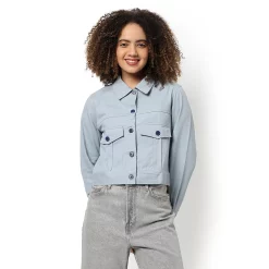 Campus Sutra Women Regular Fit Buttoned Jacket