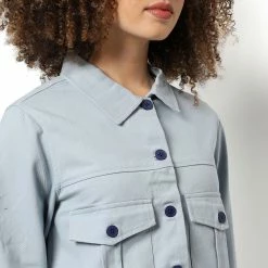 Campus Sutra Women Regular Fit Buttoned Jacket 9 Campus Sutra Women Regular Fit Buttoned Jacket -Tennessee Titans Gear shop 6022072 ALT3