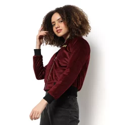 Alternative view of Campus Sutra Women Regular Fit Zipper Jacket