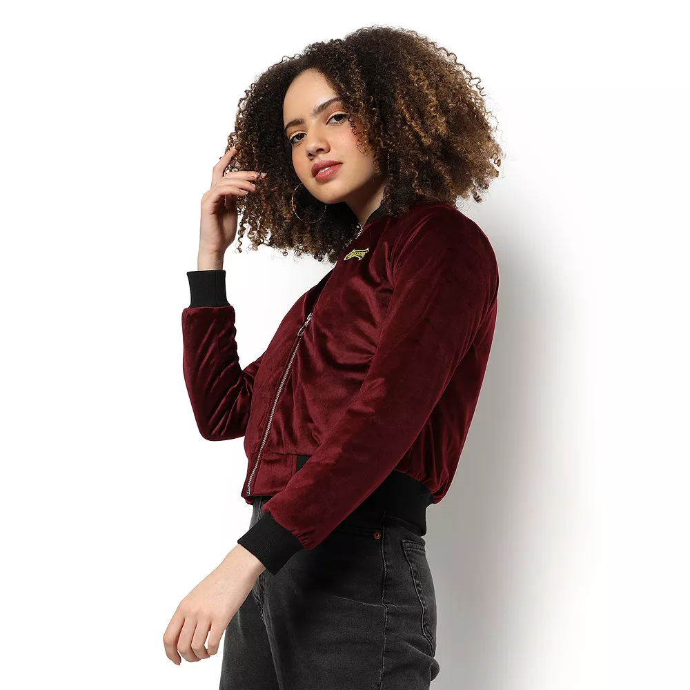 Campus Sutra Women Regular Fit Zipper Jacket 4 Campus Sutra Women Regular Fit Zipper Jacket - Image 2