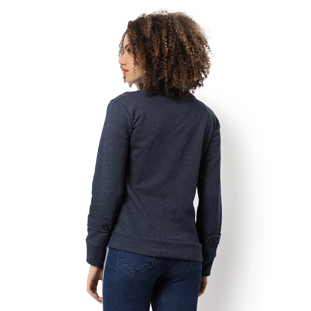 Campus Sutra Women Regular Fit Buttoned Jacket 5 Campus Sutra Women Regular Fit Buttoned Jacket - Image 3