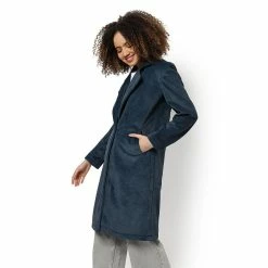 Alternative view of Campus Sutra Women Regular Fit Solid Long Coat