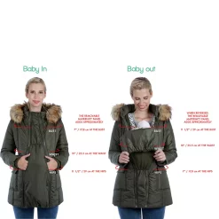 3in1 Addison Waterproof Maternity windbreaker with piping details 9 3in1 Addison Waterproof Maternity windbreaker with piping details -Tennessee Titans Gear shop 6056565 ALT2