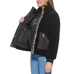 Women's Levi's® Sherpa Teddy Jacket 8 Women's Levi's® Sherpa Teddy Jacket -Tennessee Titans Gear shop 6062576 ALT2