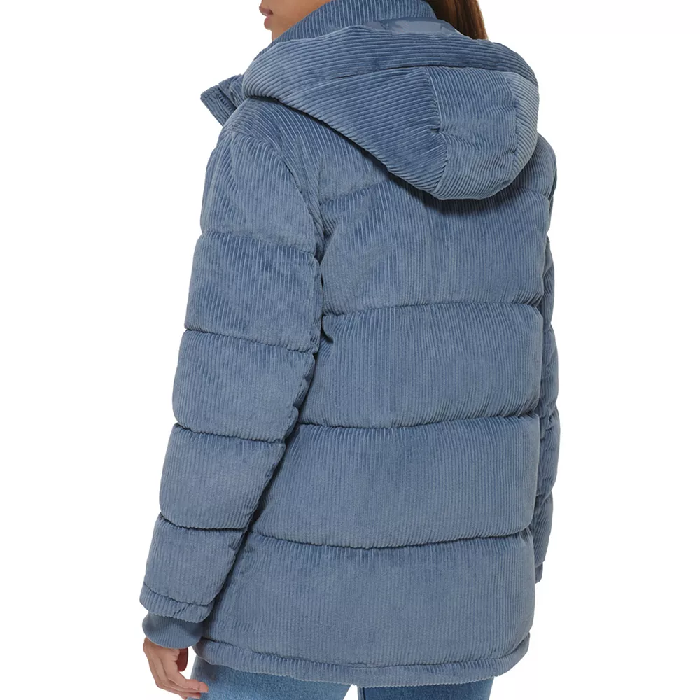 Women's Levi's® Hooded Corduroy Puffer Coat 8 Women's Levi's® Hooded Corduroy Puffer Coat - Image 6