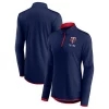 Women's Fanatics Branded Navy Minnesota Twins Worth The Drive Quarter-Zip Jacket