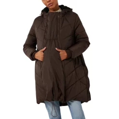 3in1 Harper Maternity Cocoon Puffer Coat