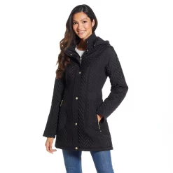 Alternative view of Women's Weathercast Hooded Quilted Walker Jacket