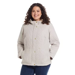 Plus Size Weathercast Hooded Quilted Jacket 11 Plus Size Weathercast Hooded Quilted Jacket -Tennessee Titans Gear shop 6108431 Stone Hearth
