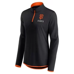 Women's Fanatics Branded Black San Francisco Giants Worth The Drive Quarter-Zip Jacket 7 Women's Fanatics Branded Black San Francisco Giants Worth The Drive Quarter-Zip Jacket -Tennessee Titans Gear shop 6112140 ALT2
