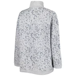 Women's Gameday Couture Heather Gray Michigan Wolverines Leopard Quarter-Zip Sweatshirt 9 Women's Gameday Couture Heather Gray Michigan Wolverines Leopard Quarter-Zip Sweatshirt -Tennessee Titans Gear shop 6113682 ALT3