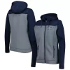 Women's Antigua Deep Sea Blue/Gray Seattle Kraken Protect Full-Zip Jacket 2 Women's Antigua Deep Sea Blue/Gray Seattle Kraken Protect Full-Zip Jacket -Tennessee Titans Gear shop 6127205