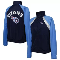 Women's G-III 4Her by Carl Banks Navy/Light Blue Tennessee Titans Confetti Raglan Full-Zip Track Jacket 5 Women's G-III 4Her by Carl Banks Navy/Light Blue Tennessee Titans Confetti Raglan Full-Zip Track Jacket -Tennessee Titans Gear shop 6155982 ALT
