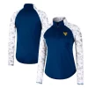 Women's Colosseum Navy West Virginia Mountaineers OHT Military Appreciation Flash Arctic Camo Raglan Quarter-Zip Jacket 2 Women's Colosseum Navy West Virginia Mountaineers OHT Military Appreciation Flash Arctic Camo Raglan Quarter-Zip Jacket -Tennessee Titans Gear shop 6157044