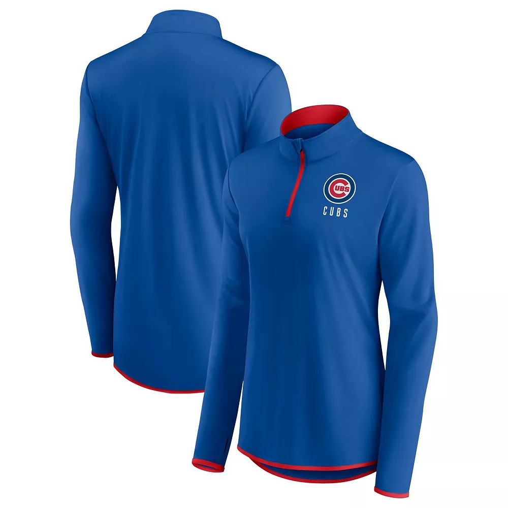 Women's Fanatics Branded Royal Chicago Cubs Worth The Drive Quarter-Zip Jacket 4 Women's Fanatics Branded Royal Chicago Cubs Worth The Drive Quarter-Zip Jacket - Image 2