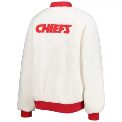 Women's G-III 4Her by Carl Banks Oatmeal/Red Kansas City Chiefs Switchback Reversible Full-Zip Jacket -Tennessee Titans Gear shop 6165286 ALT3