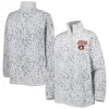 Women's Gameday Couture Heather Gray Auburn Tigers Leopard Quarter-Zip Sweatshirt -Tennessee Titans Gear shop 6189800