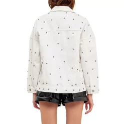 Studded Denim Jacket -Tennessee Titans Gear shop 6190513 ALT
