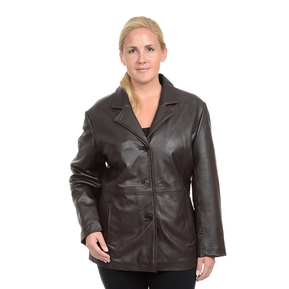 Plus Size Excelled Leather Jacket 3 Plus Size Excelled Leather Jacket
